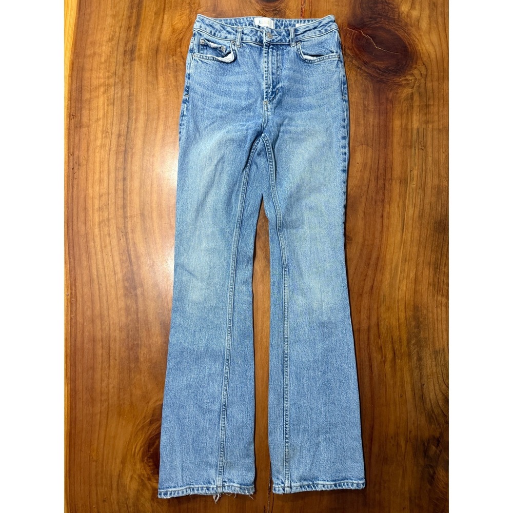 Rails Jeans Women's 27 The Sunset High Rise Flare Slim Denim Cotton H4-12